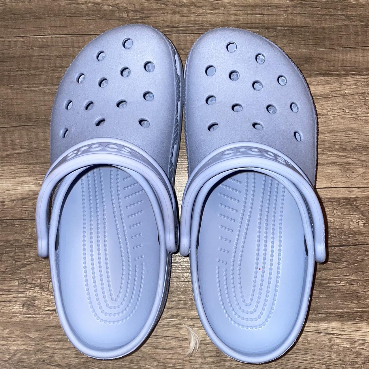 mens light blue crocs