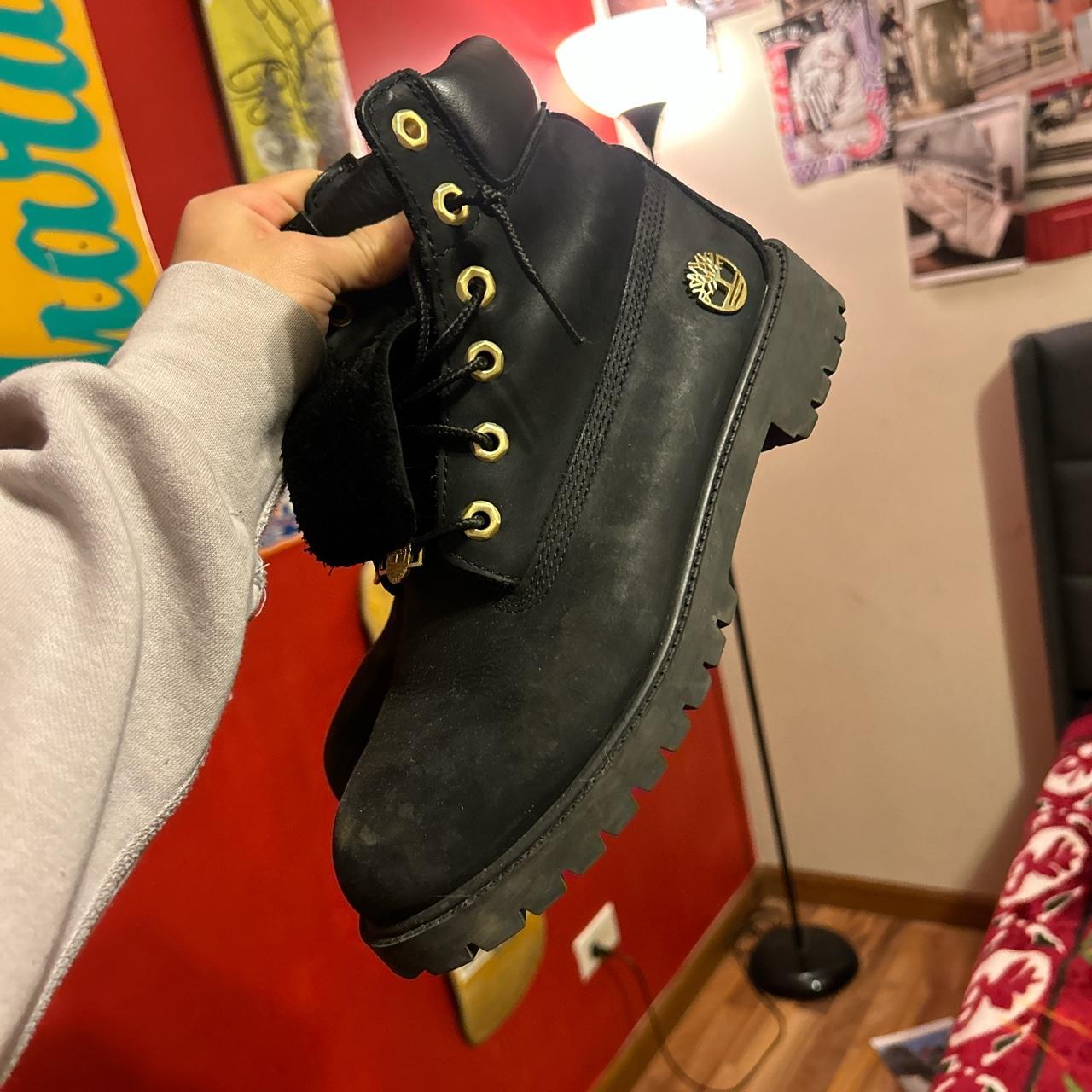 mens black timbs