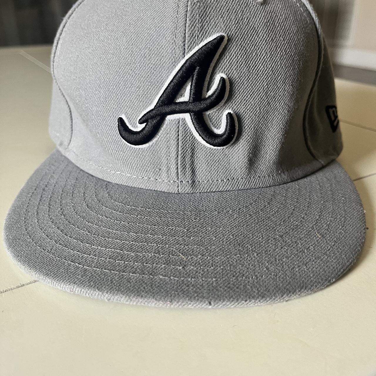 Atlanta Braves New Era 59FIFTY Fitted Hat Size: - Depop