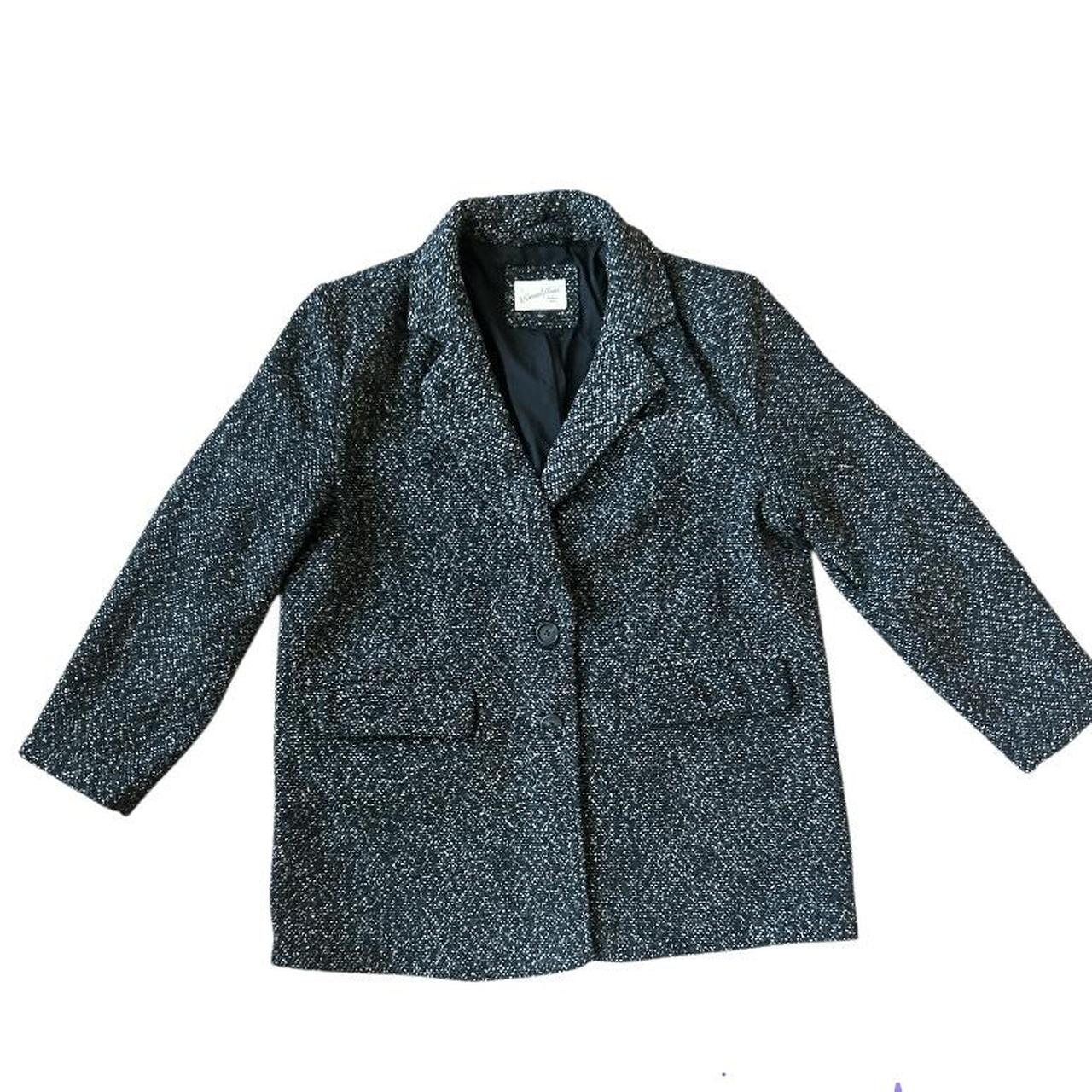 Universal Thread Women's Blazer Jacket - Black/Gr… - image 2
