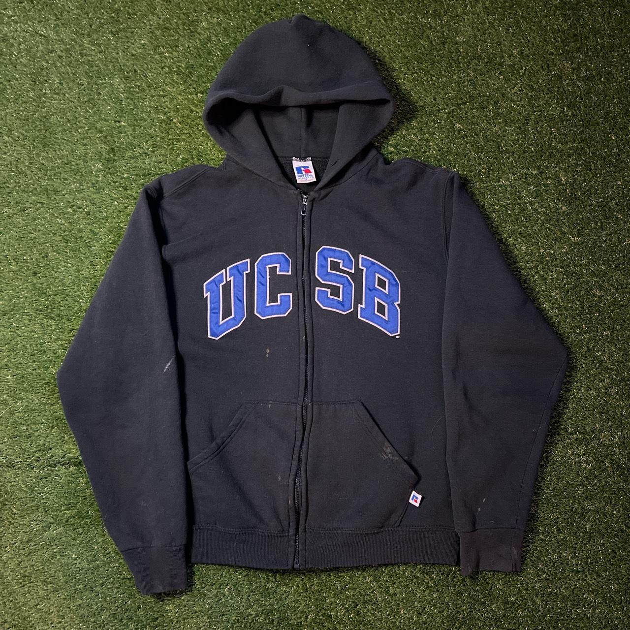 UCSB RUSSELL vintage zip up hoodie size S. This... - Depop