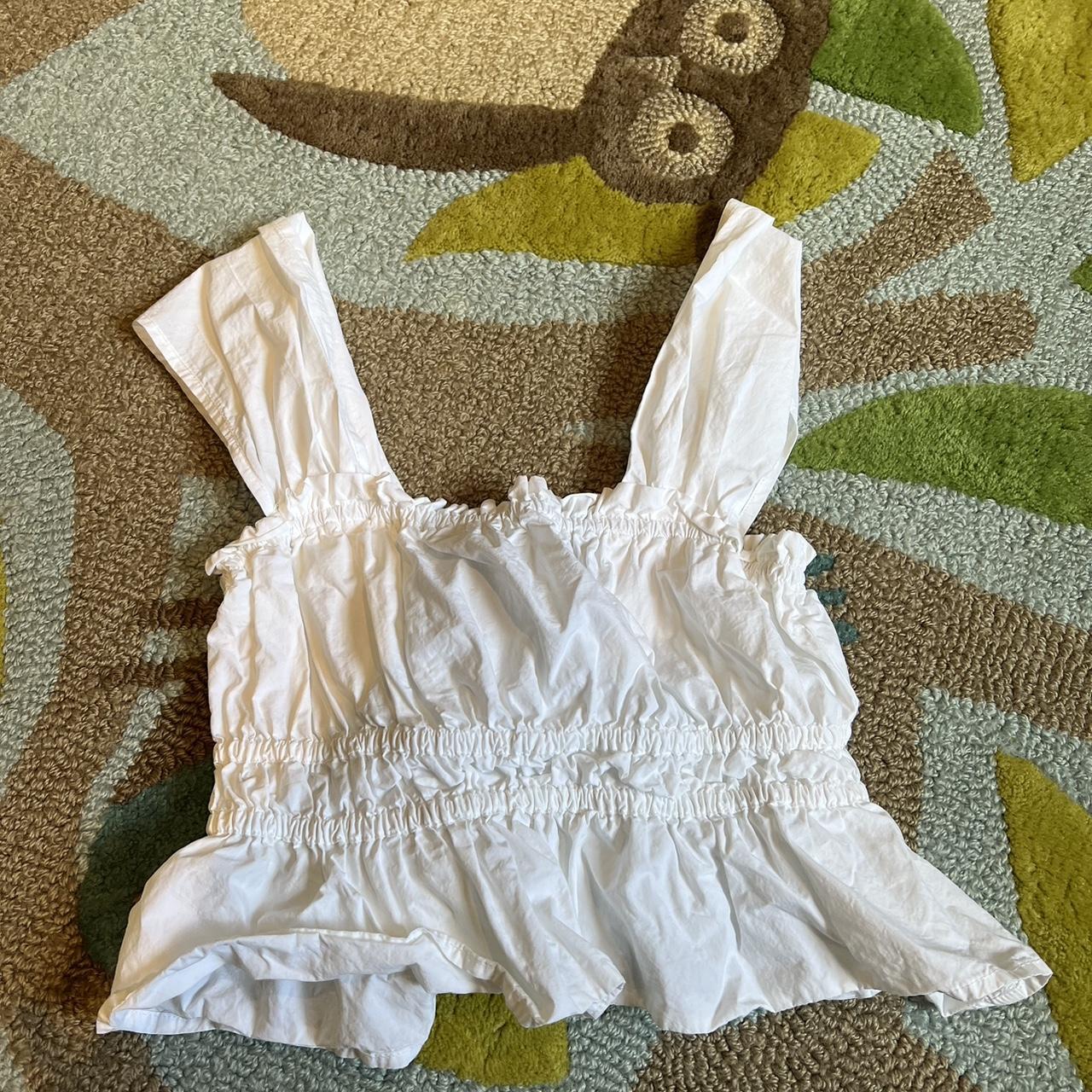 cute white going out top🤍🤍 brand: emory park (bought... - Depop