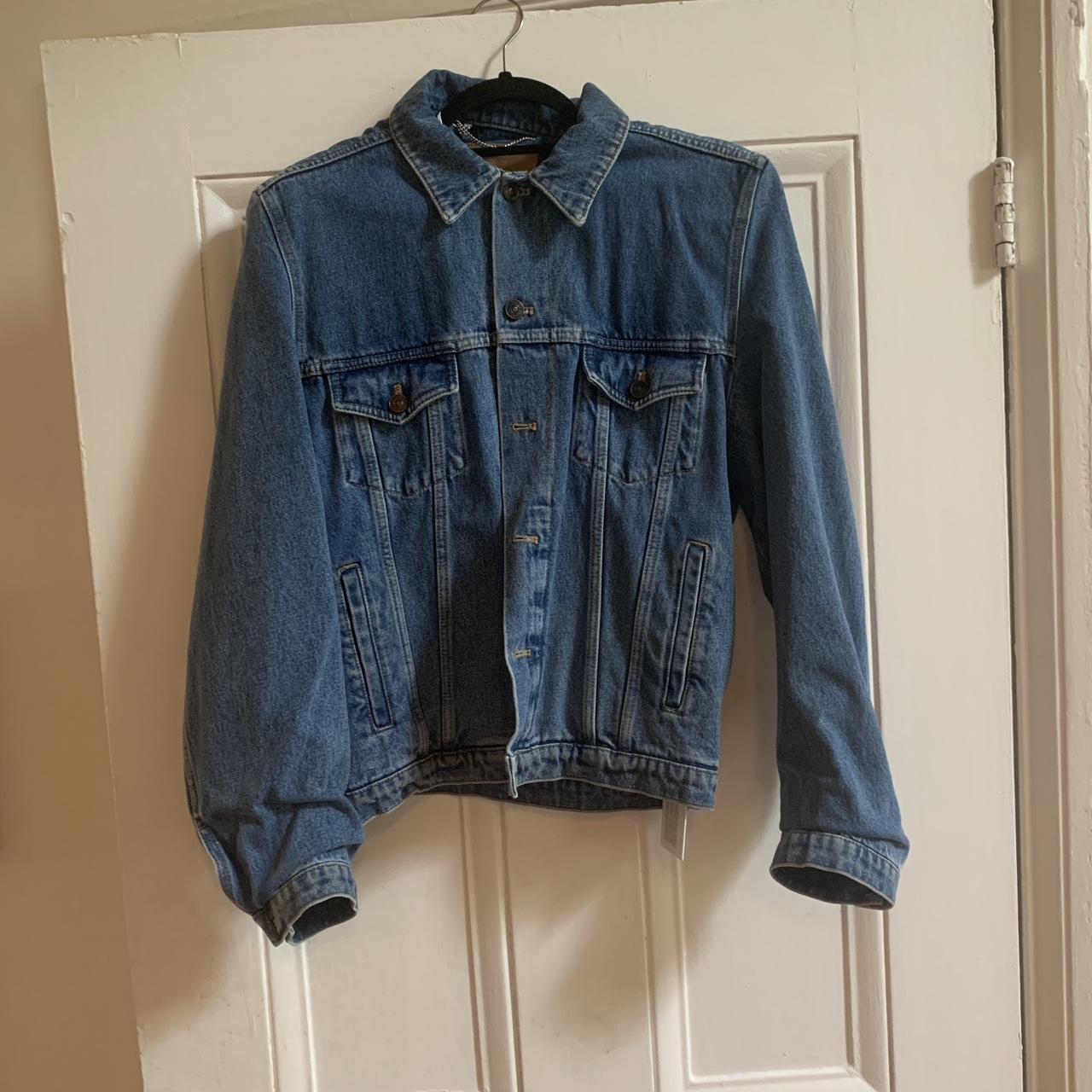 Balenciaga boxy denim jacket online