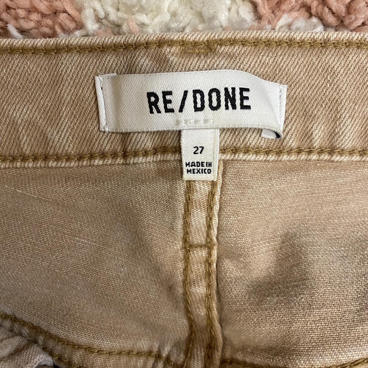 RE/DONE Women's Tan and Brown Jeans (3)