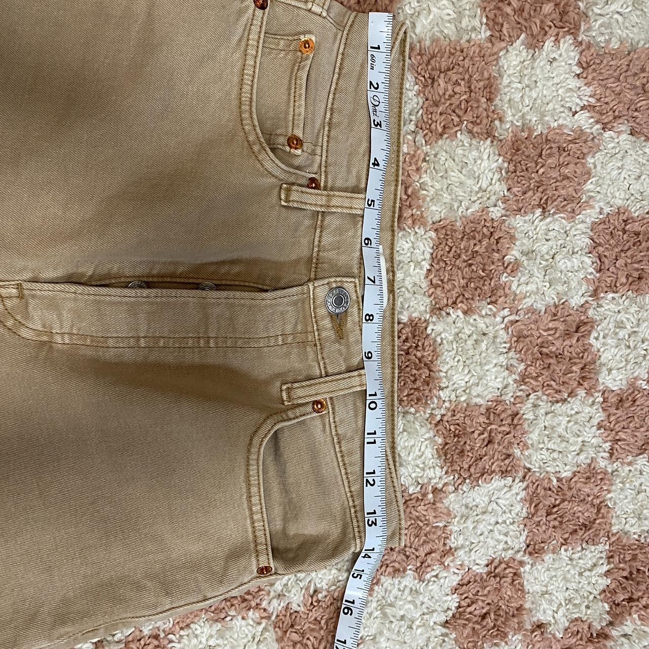 RE/DONE Women's Tan and Brown Jeans (6)