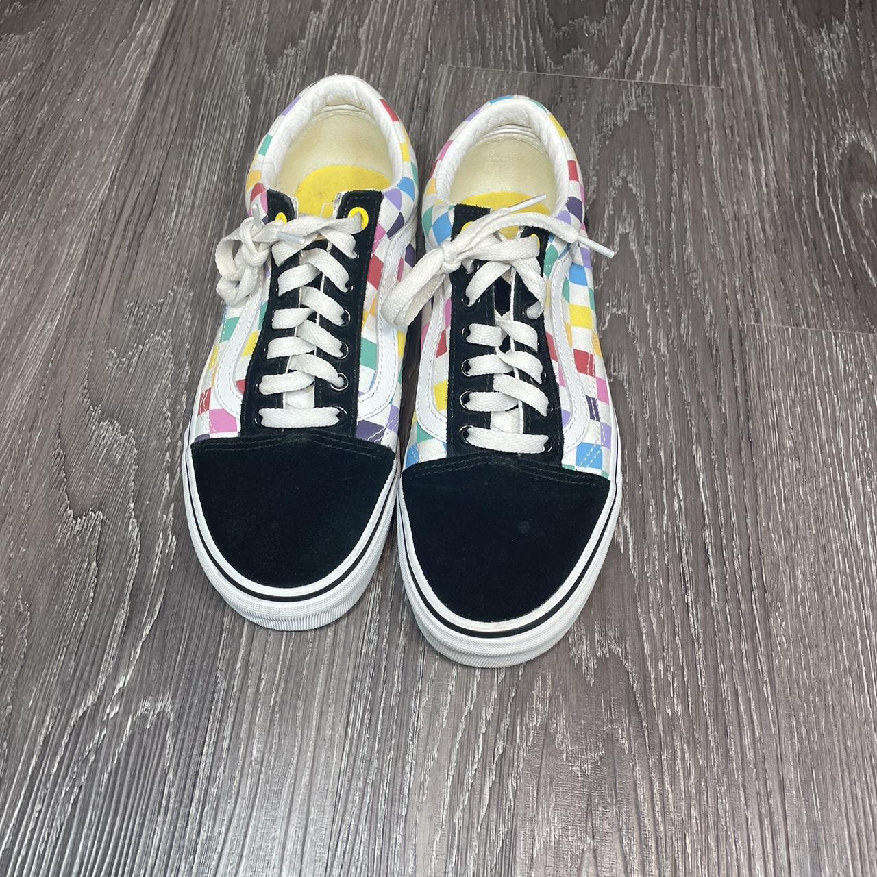 Rainbow vans size 3 best sale