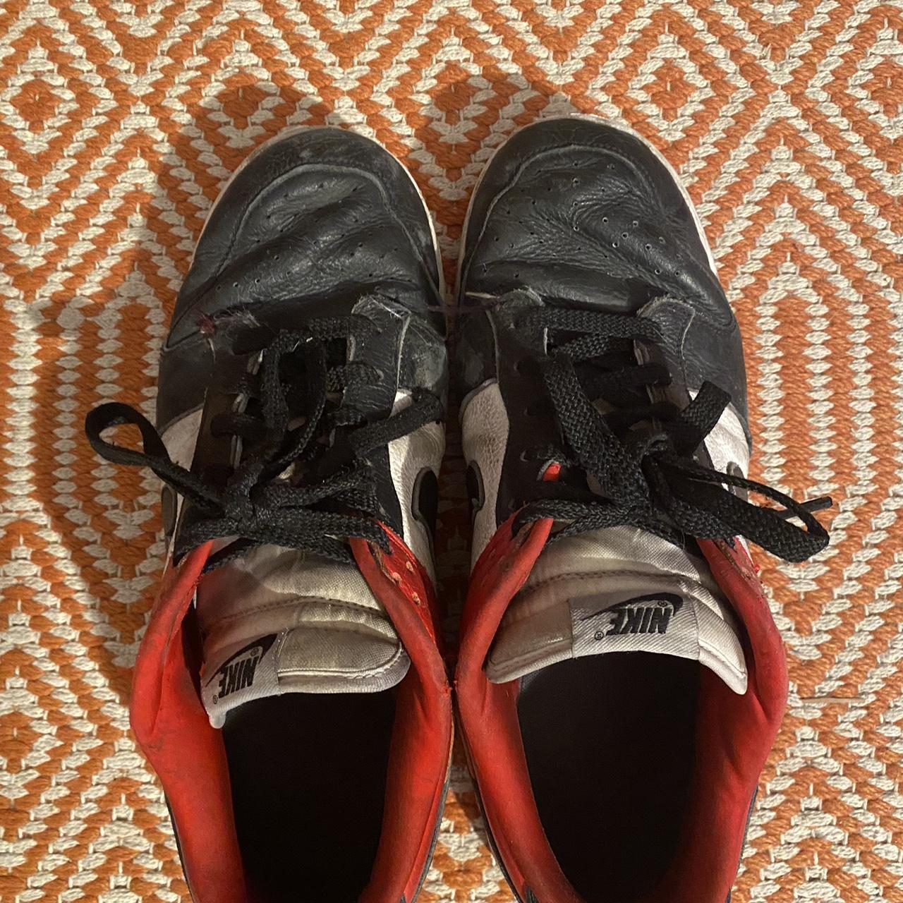 nike black red and white