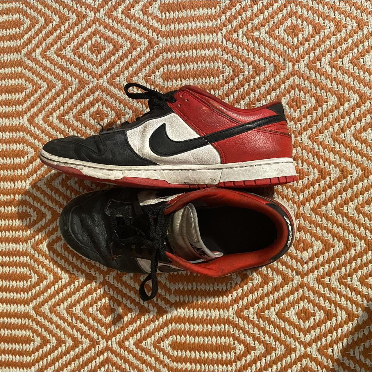 nike black red and white