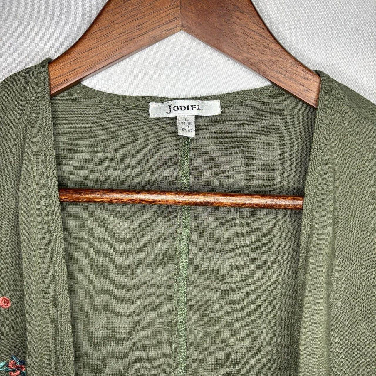 Source Unknown Women's Blouse - Green/Multi - L –… - image 2