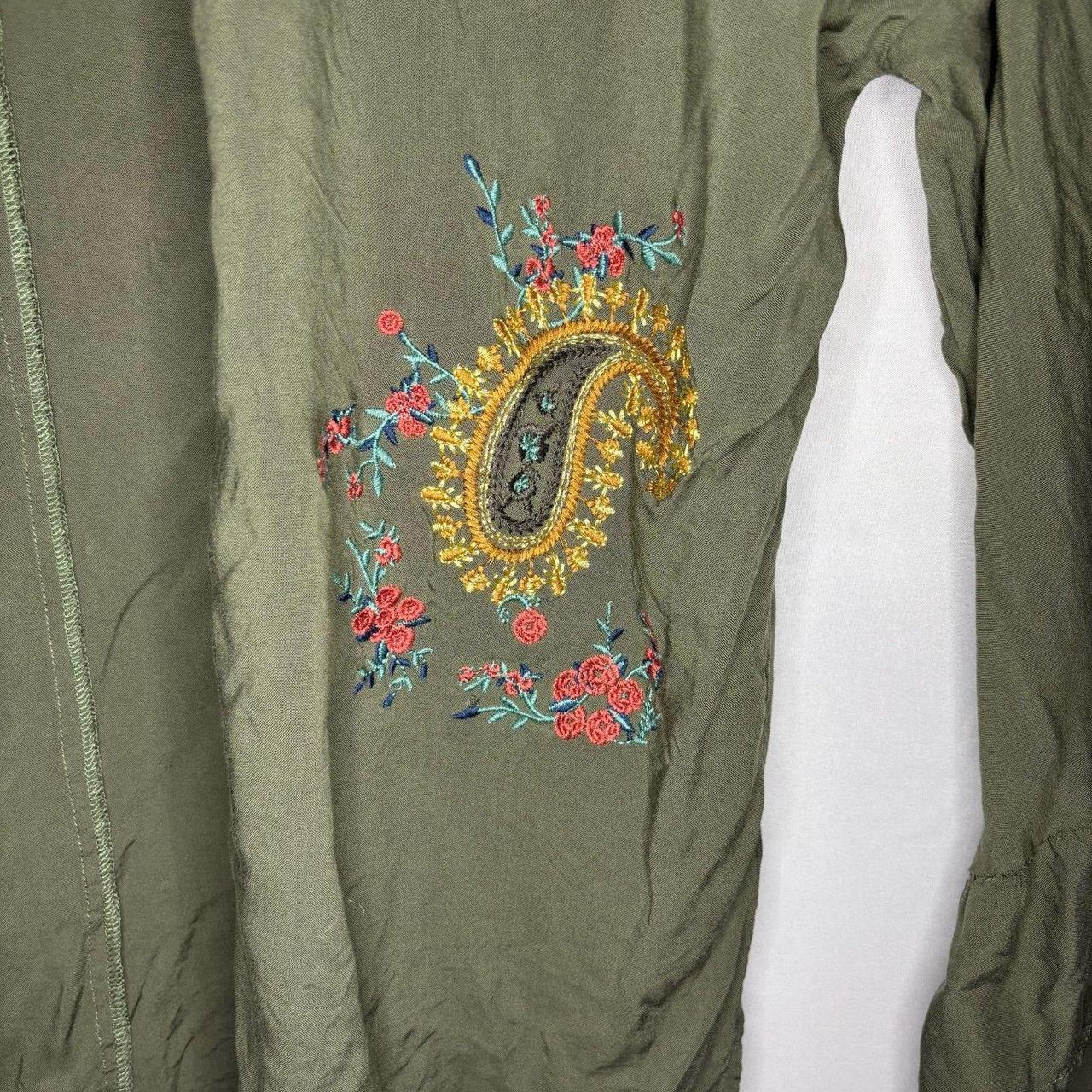 Source Unknown Women's Blouse - Green/Multi - L –… - image 7