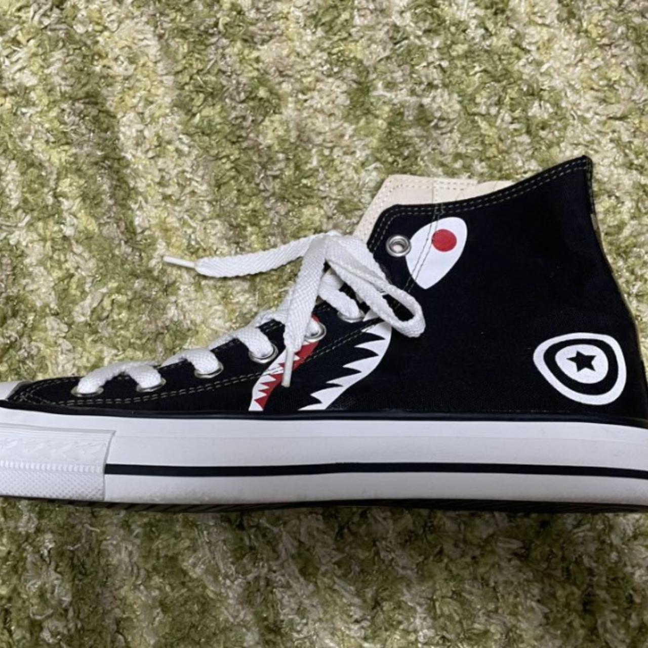 RARE A BATHING APE X CONVERSE Foot Soldier US size