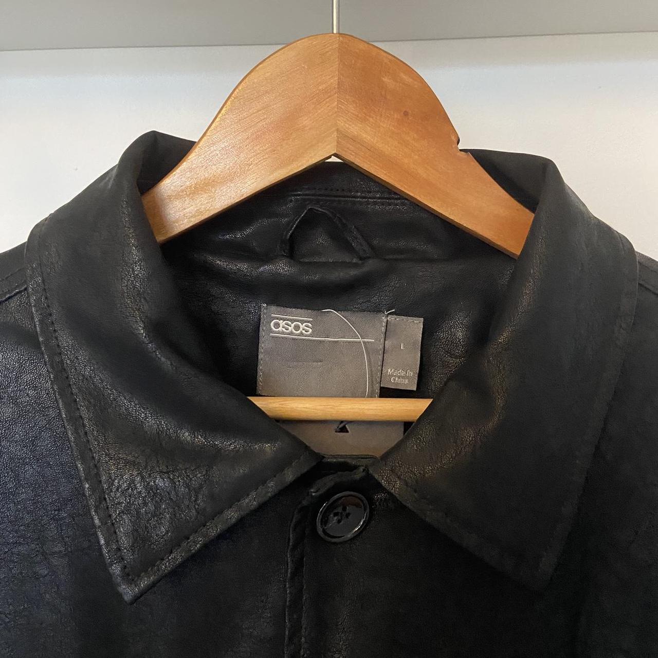 ASOS Men's Black Coat | Depop