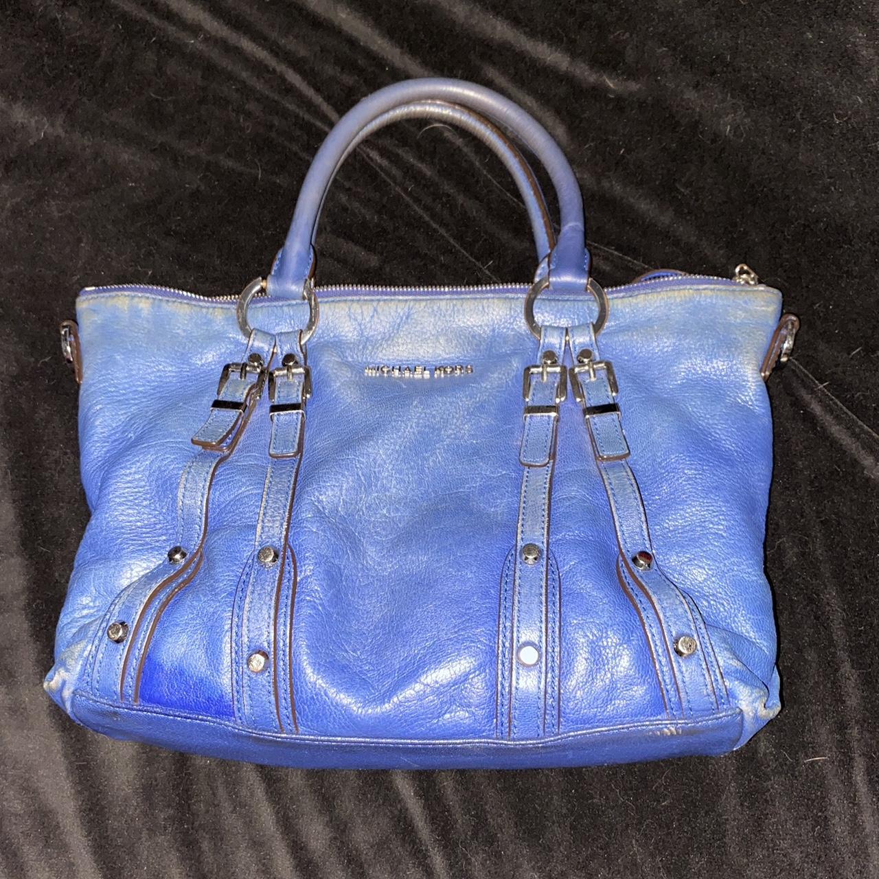 Michael kors purse dark on sale blue