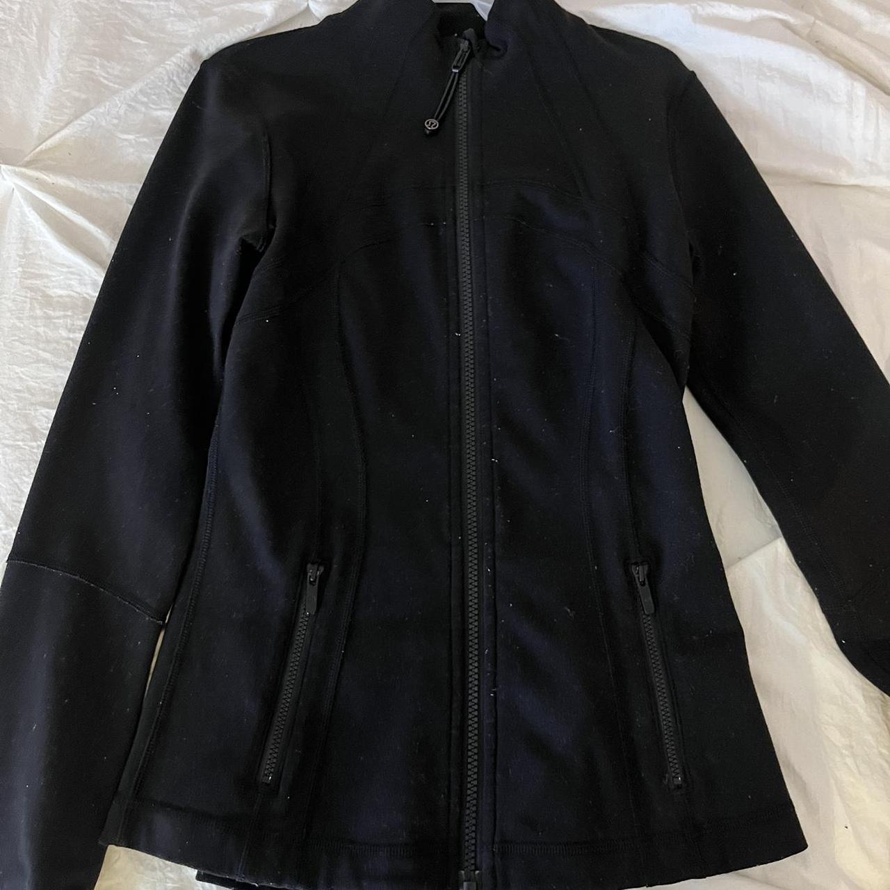 Lululemon black define jacket size 4 got as a gift... - Depop