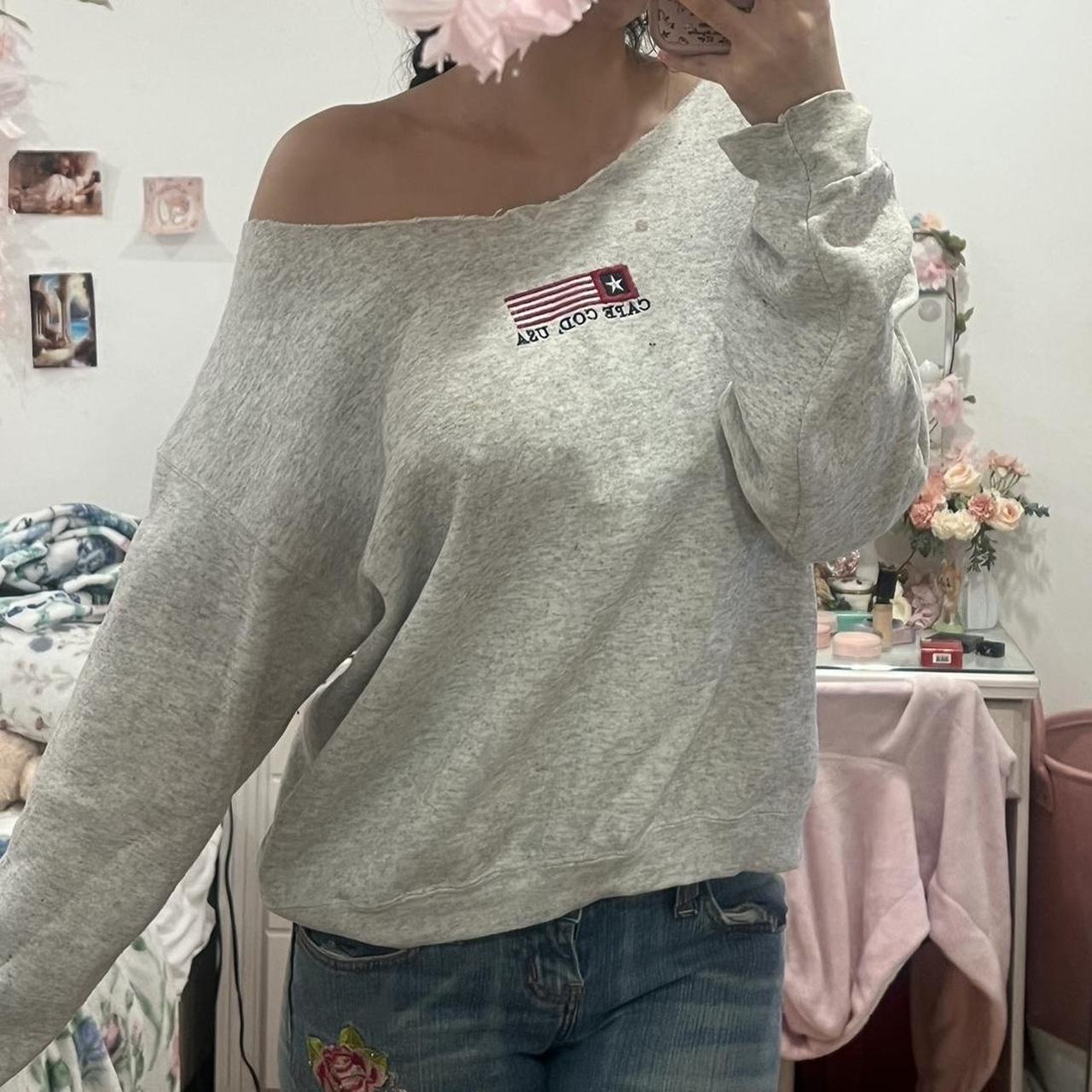 Brandy melville grey sweatshirt best sale