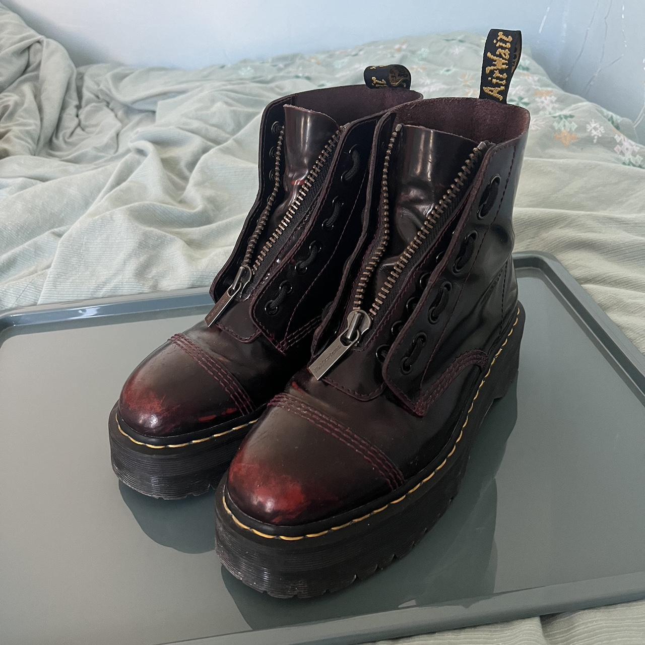 sinclair doc martens white