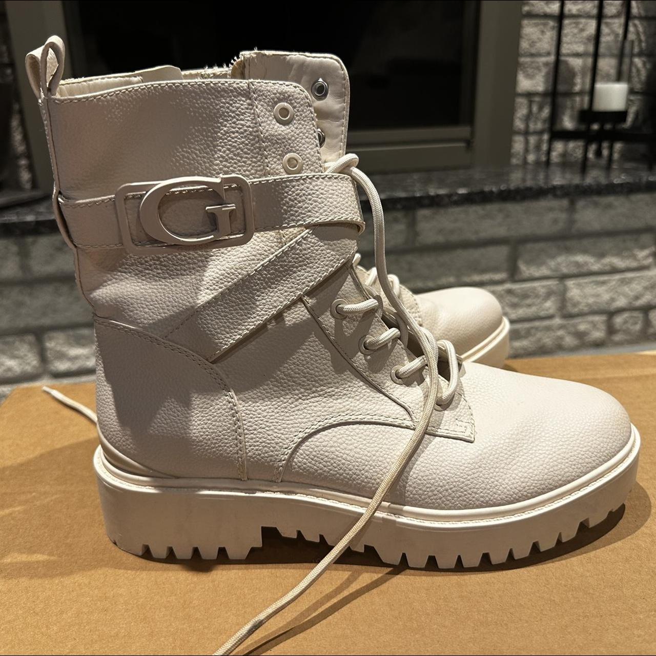 guess boots white