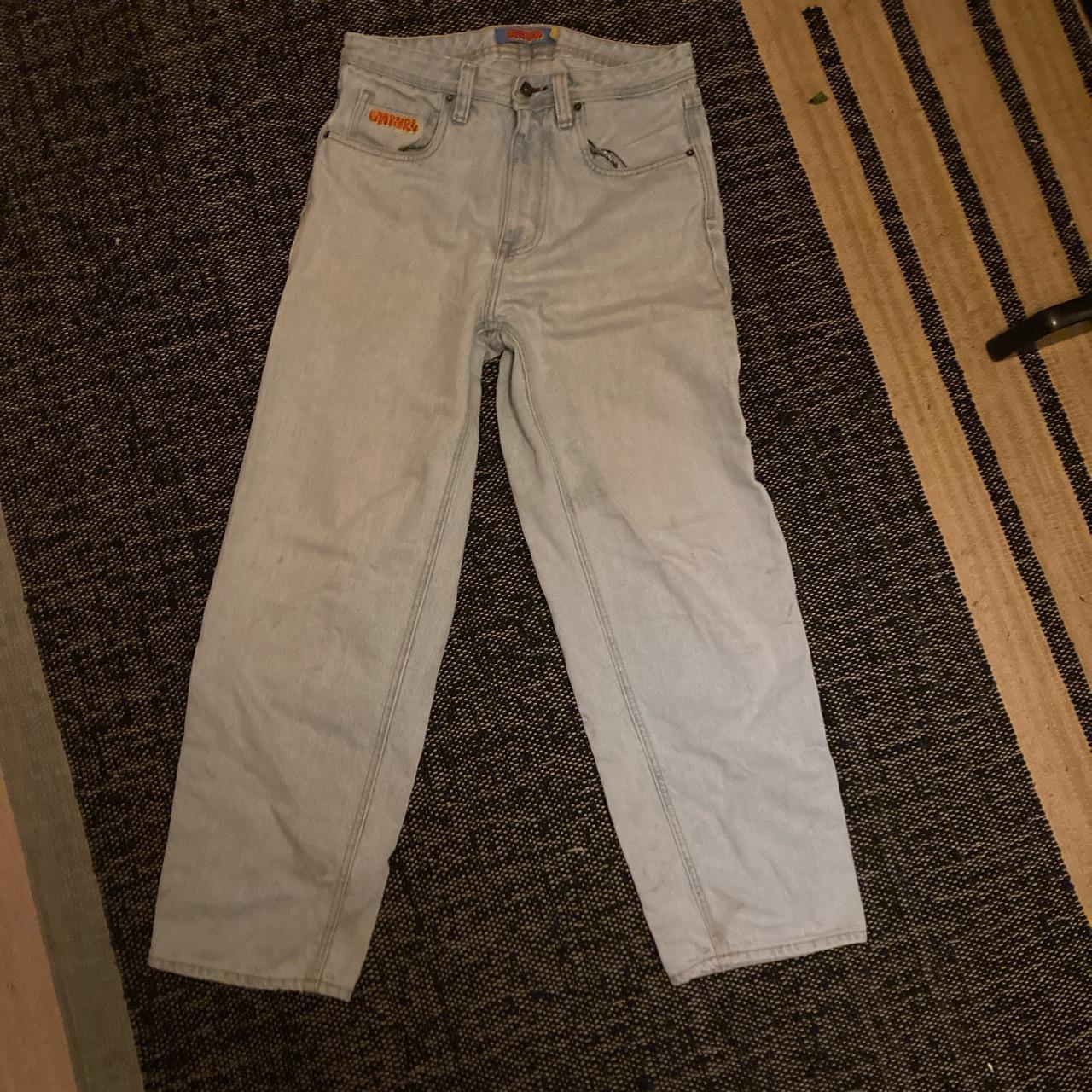 Empyre baggy skate jeans Blue light wash Size 28 Depop