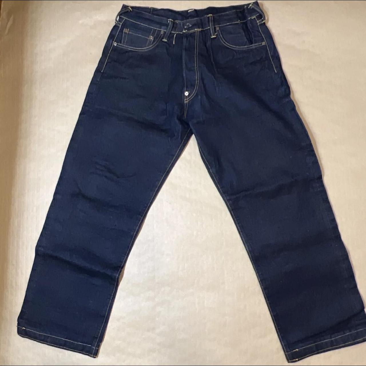 Evisu rare embborrderd pants :) any questions or... - Depop