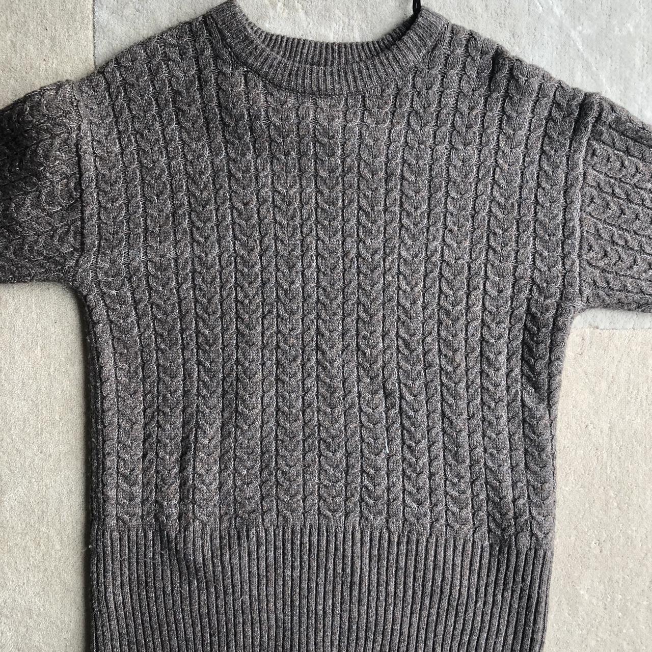 Vintage brown knitted jumper SIZE: XS CONDTION: Depop
