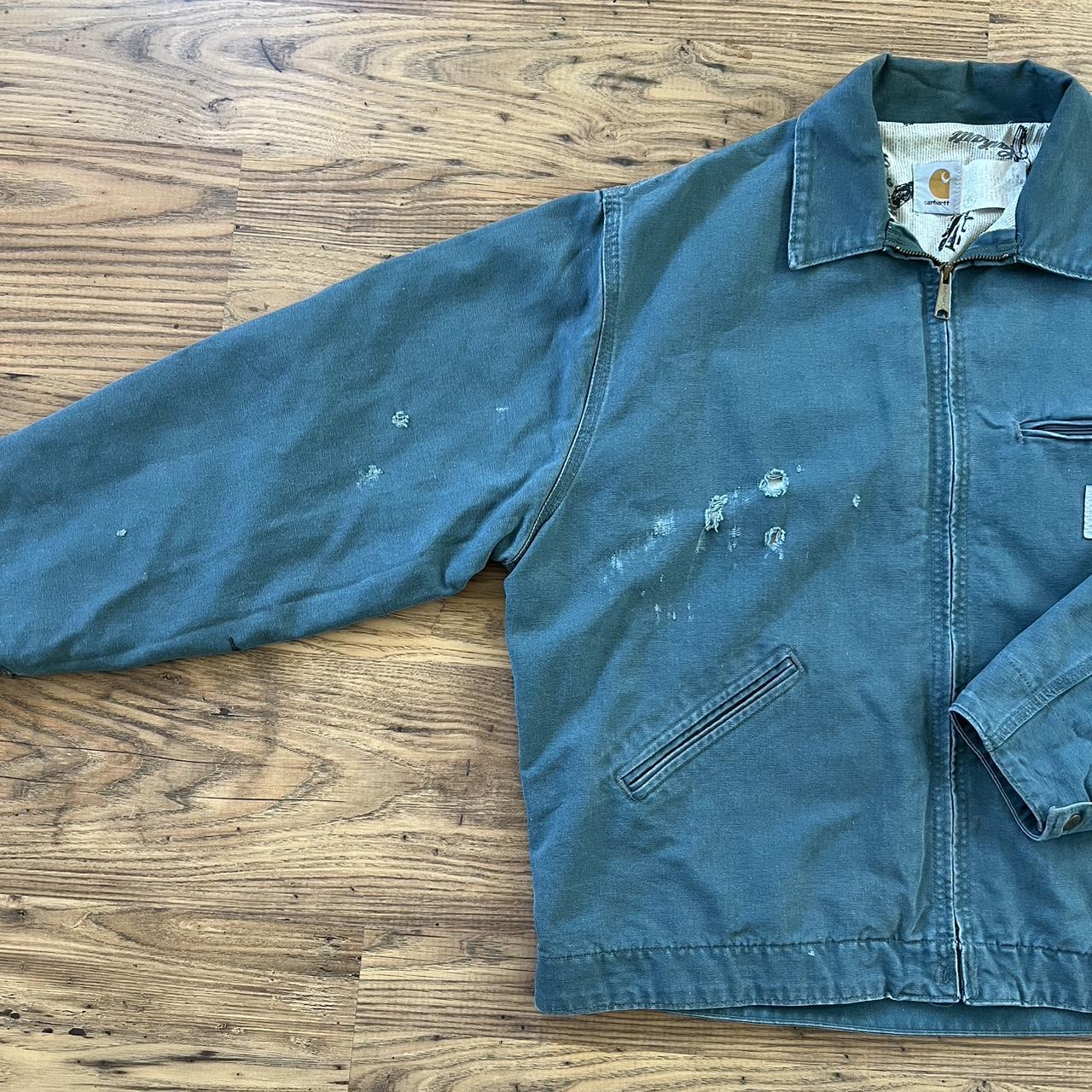94 Carhartt Detroit Jacket Spruce Js1235 | eBay