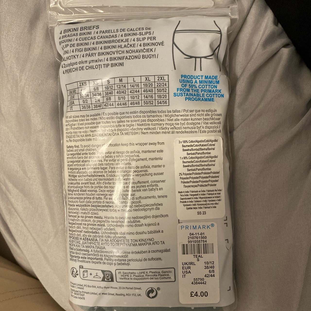 Primark 4 pack bikini pants Bought the wrong ones... Depop