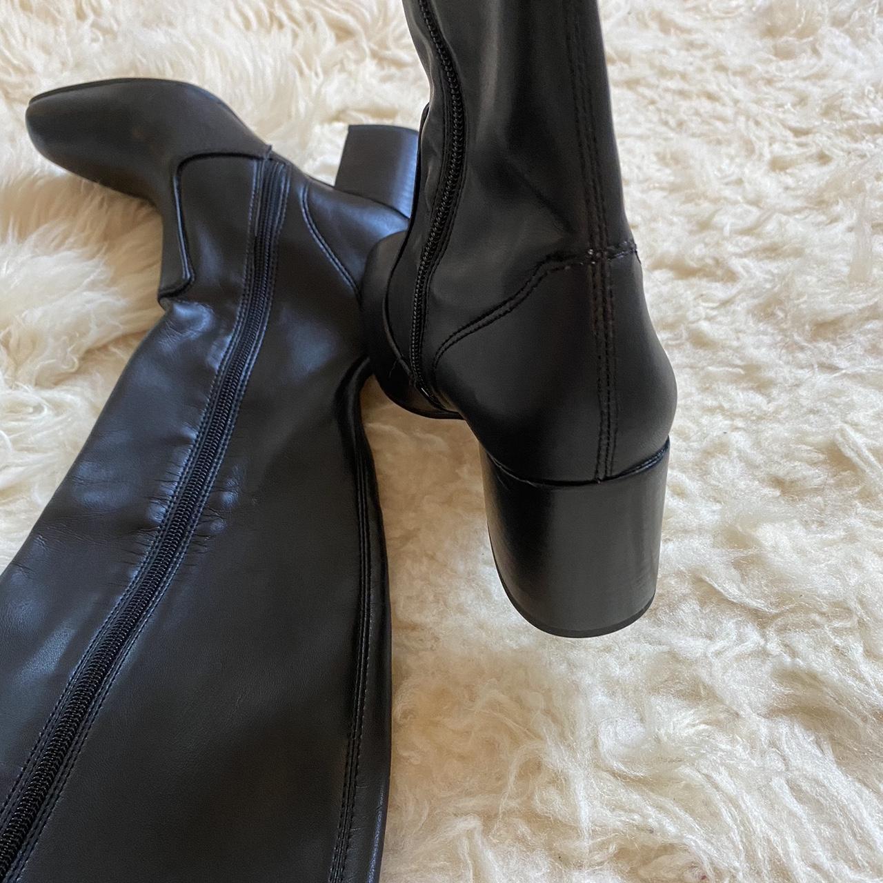 Franco Sarto Women's Black Boots | Depop