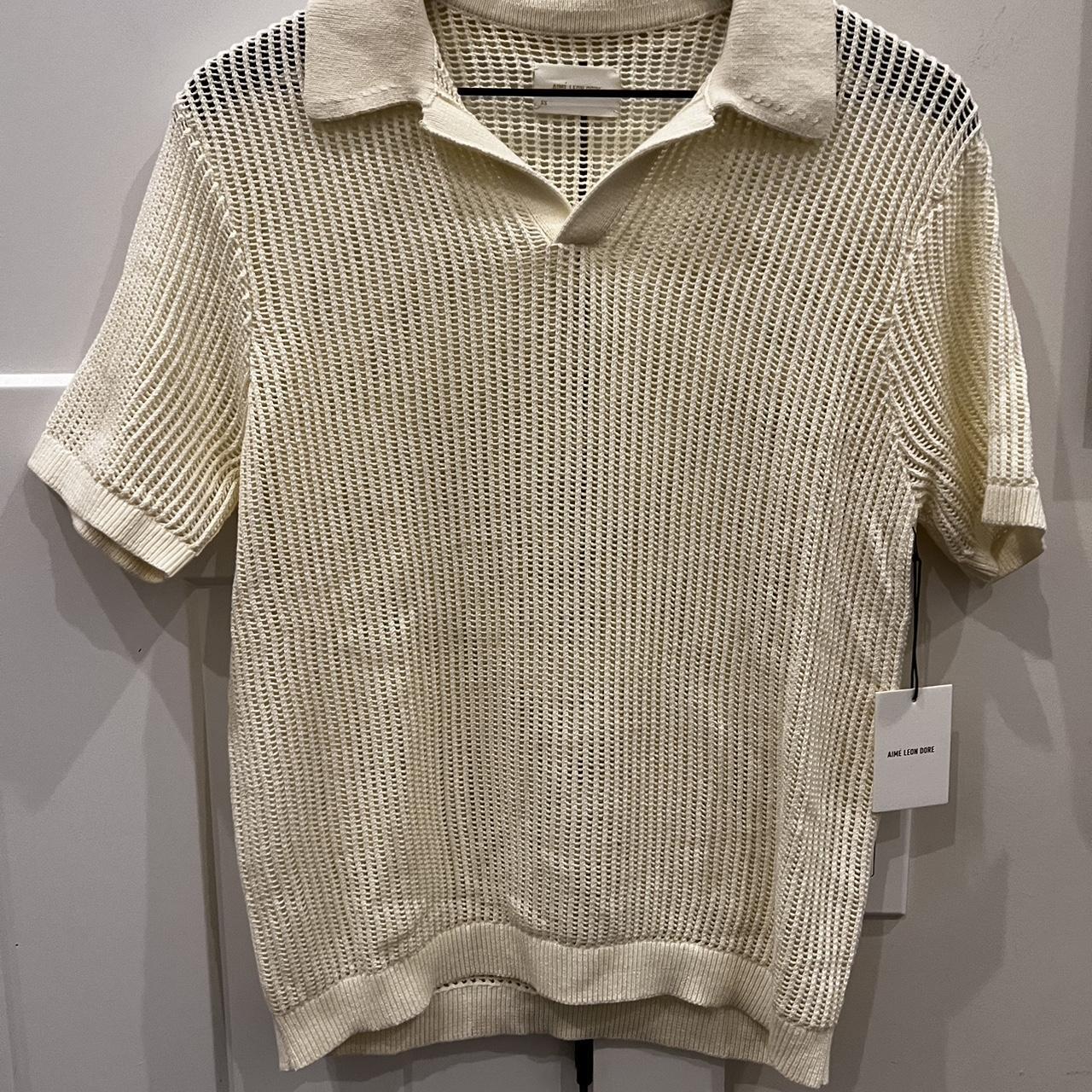 AIME LEON DORE MESH KNIT POLO , - brand new (with...