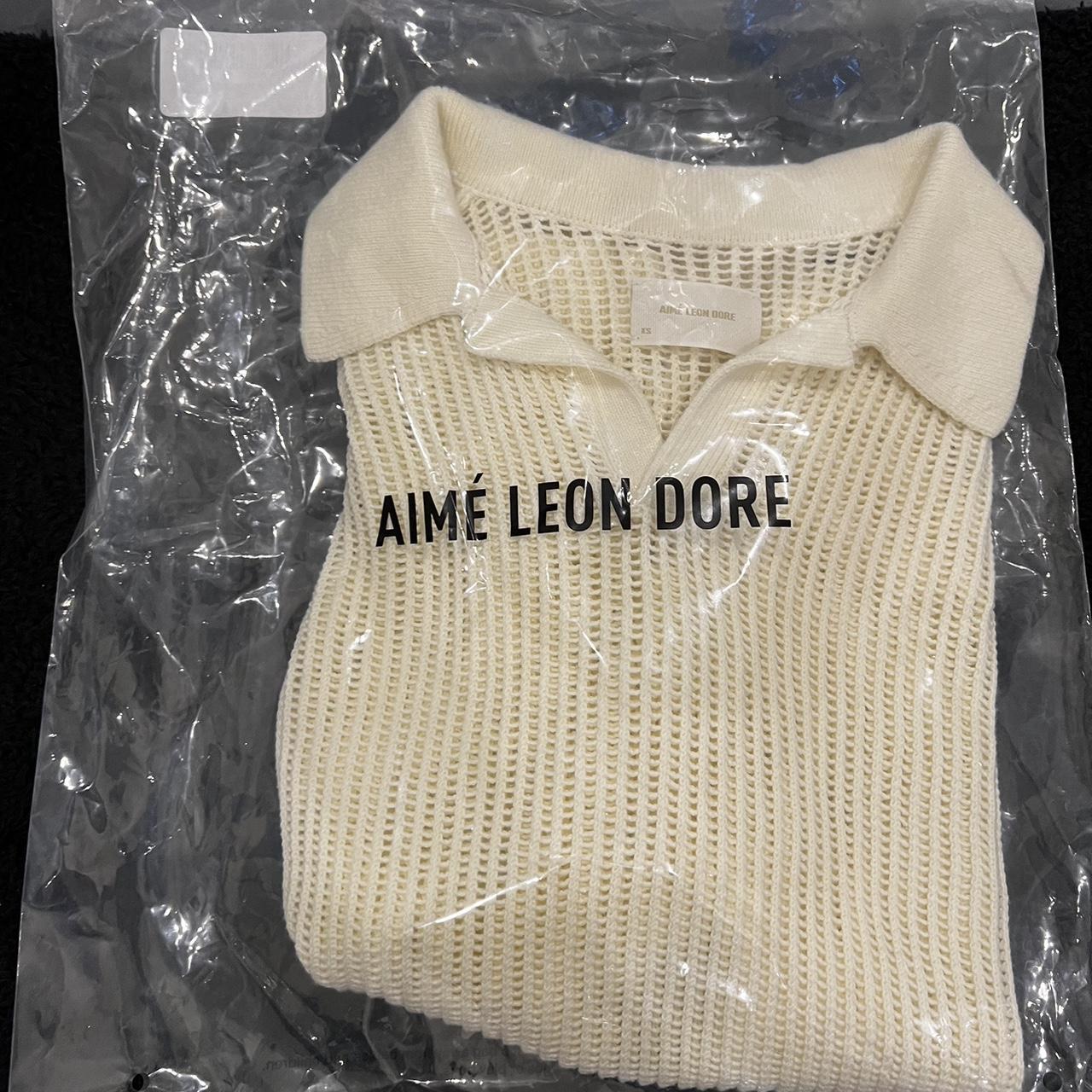 AIME LEON DORE MESH KNIT POLO - brand new (with... - Depop