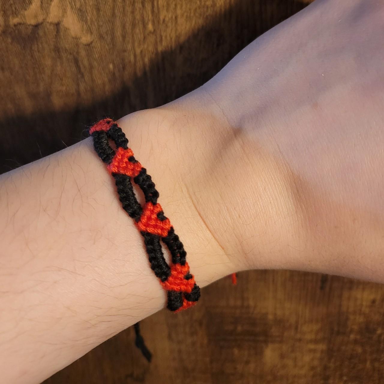 Women's Black and Red Jewellery