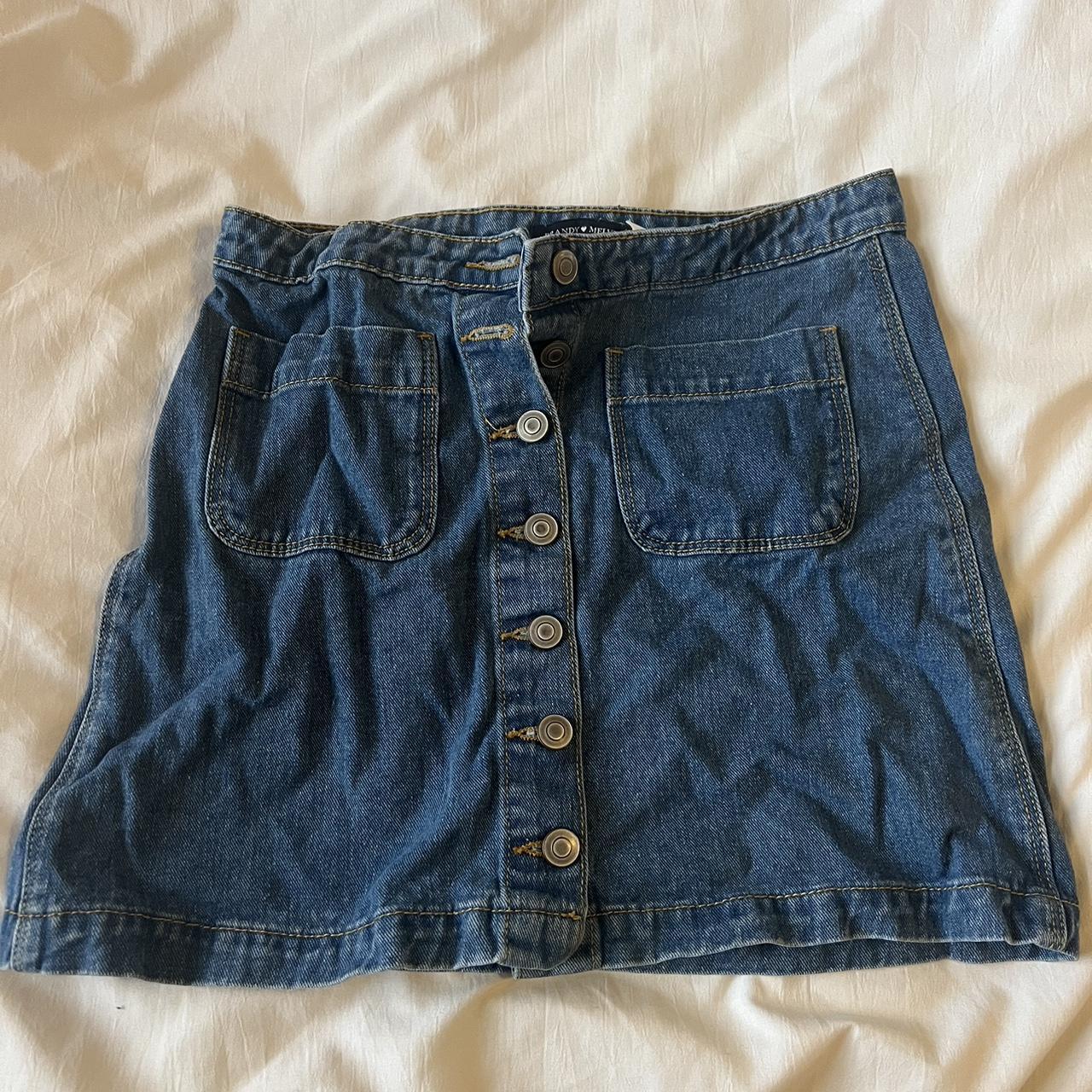 Brandy Melville XS SMALL denim skirt Depop