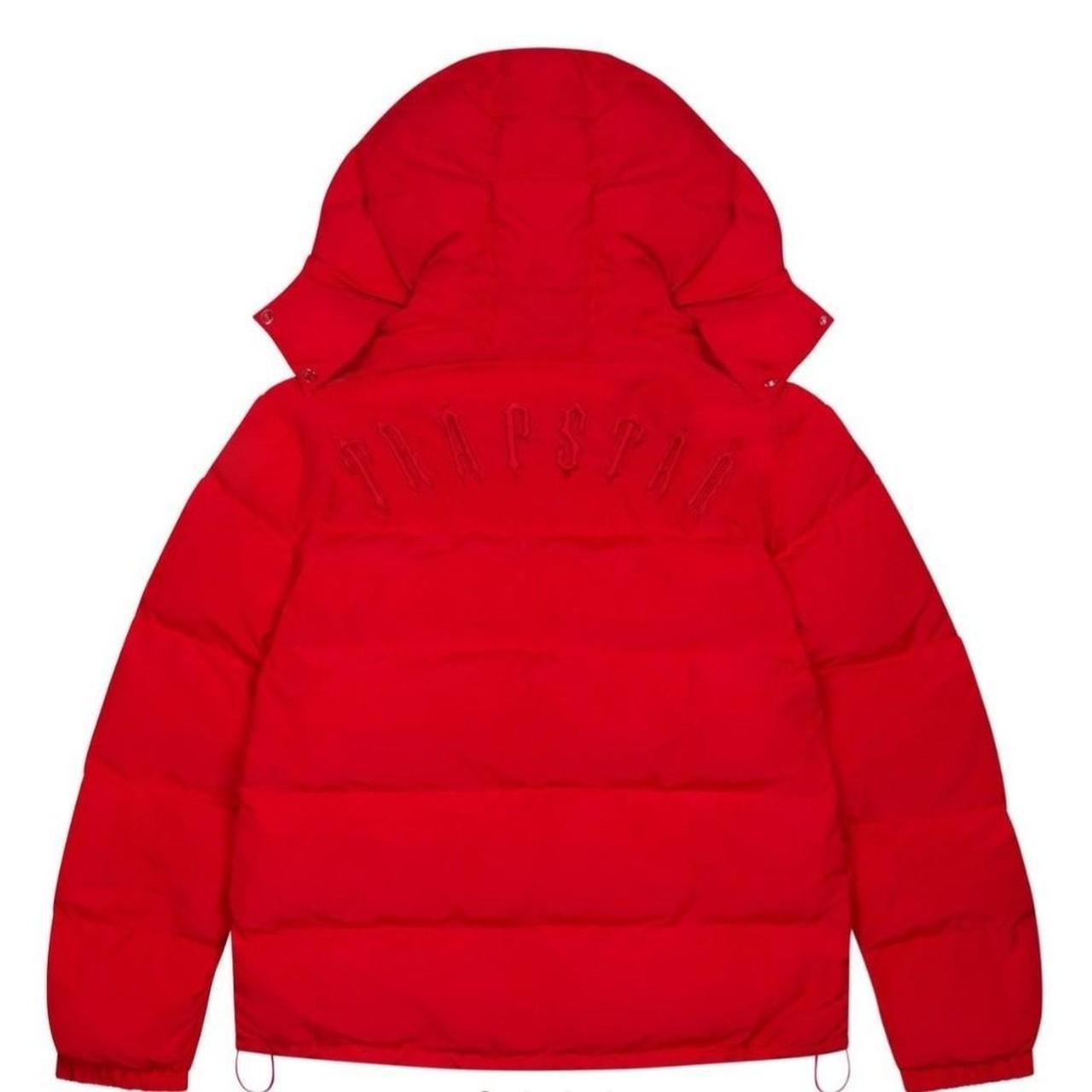 Trapstar infared detachable hood puffer jacket... Depop