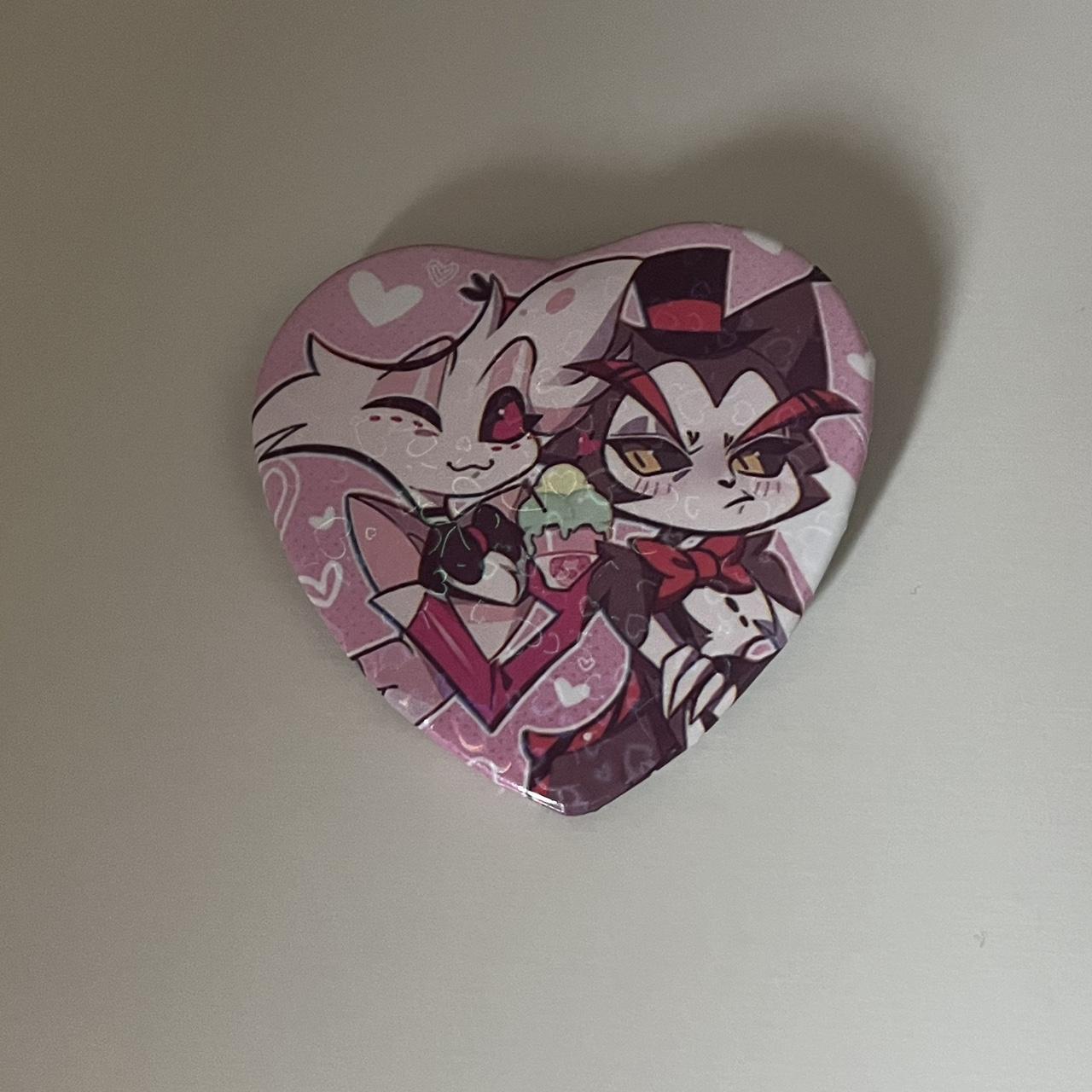 Hazbin Hotel   Helluva Boss Fanmade Badges. - Depop