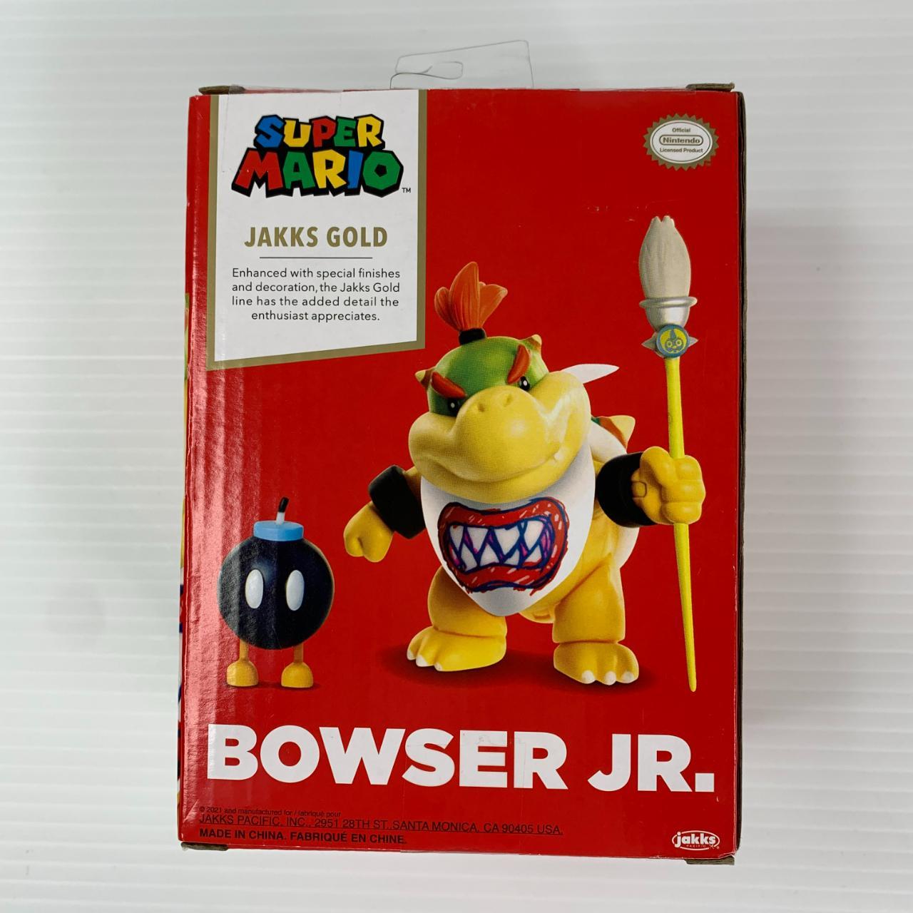 Super Mario Bowser Jr. Jakks Gold Nintendo... - Depop