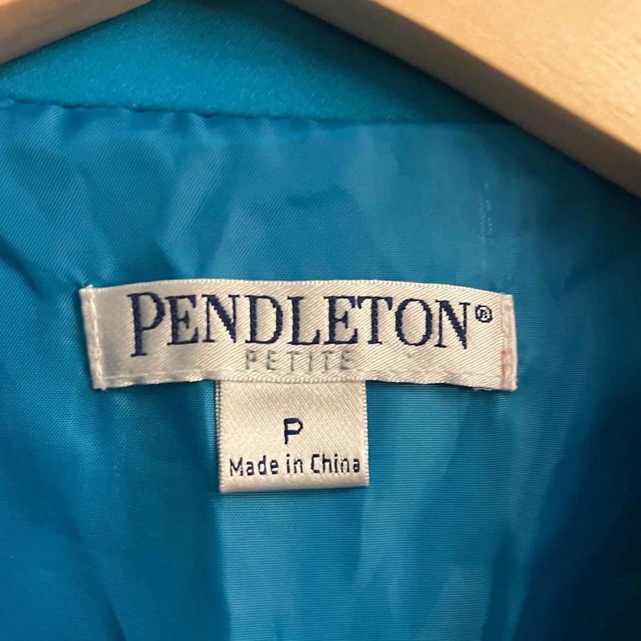 Pendleton Women's Petite Jacket - Blue - S – Vint… - image 2