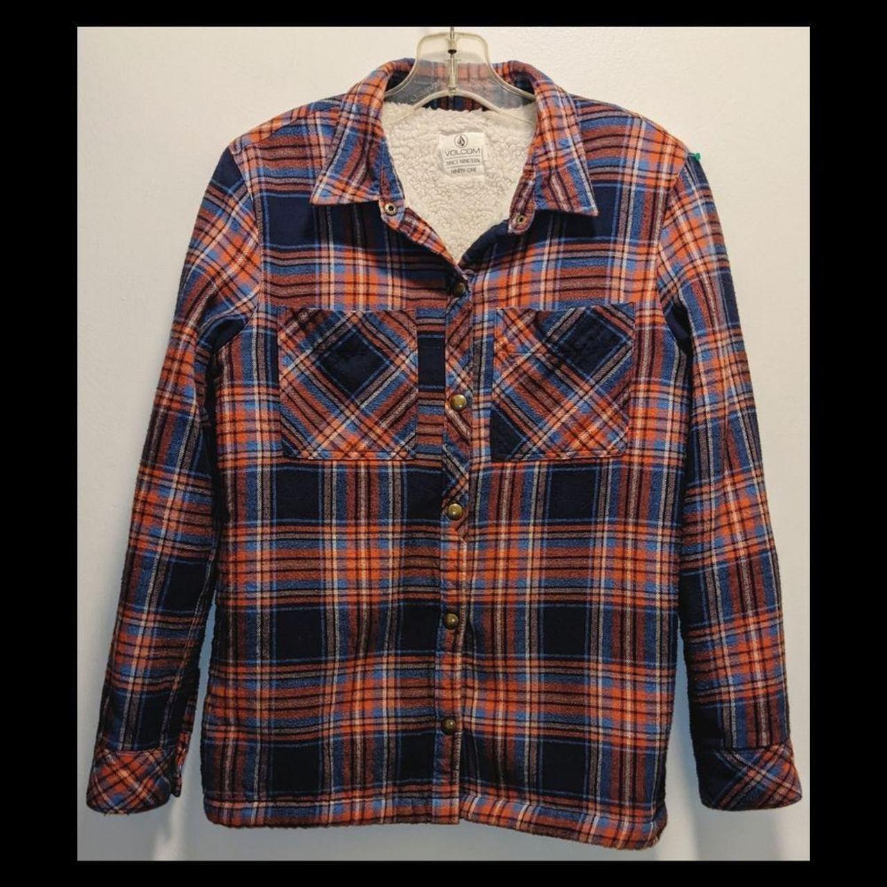 Volcom sherpa flannel on sale jacket