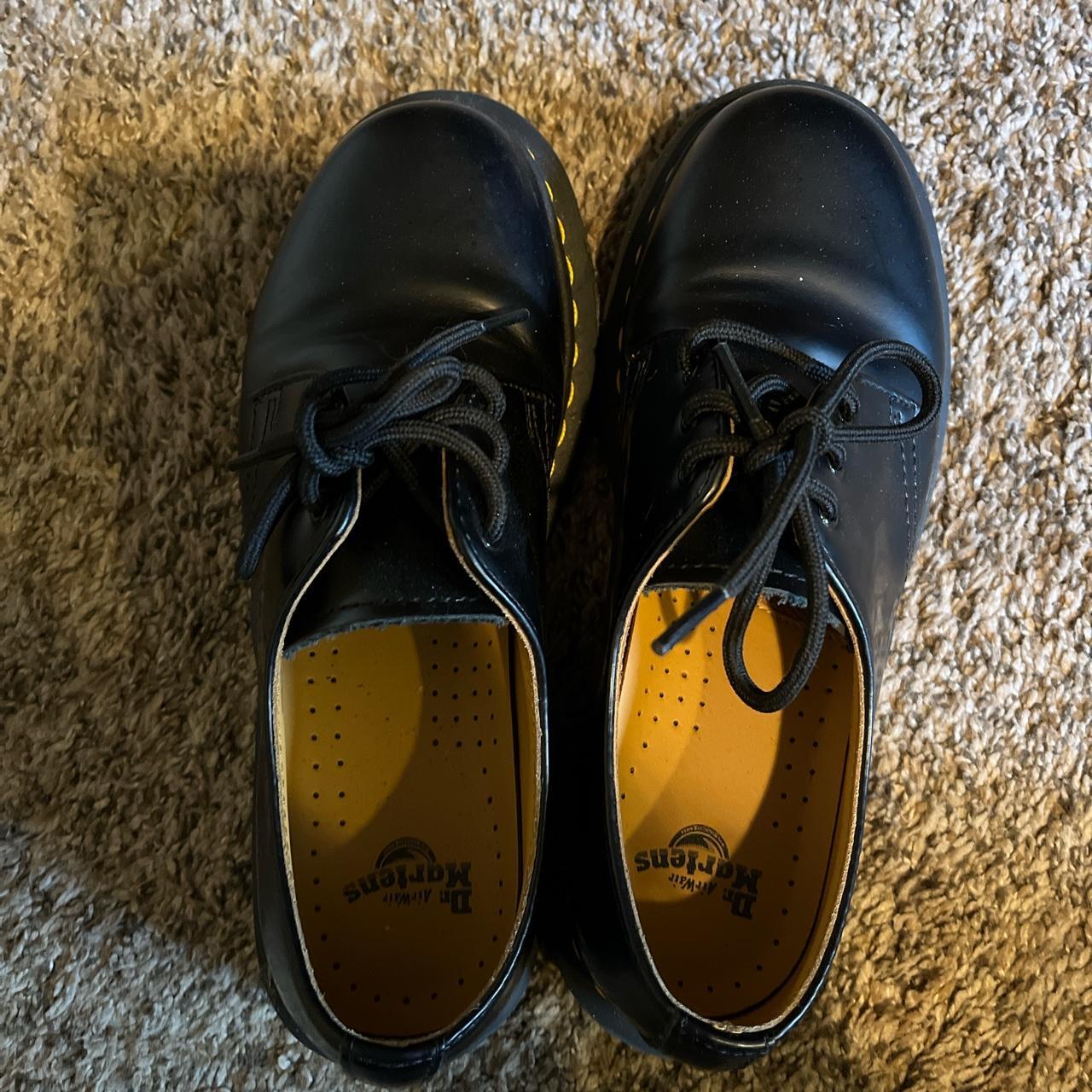 Beautiful black Doc Martens dress shoes. 1461 Doc... Depop