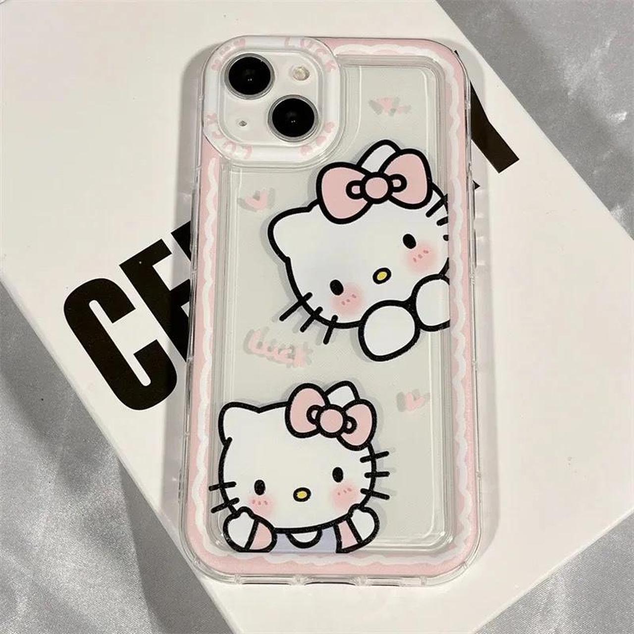 Sanrio Hello Kitty Transparent iPhone Case sanrio... Depop
