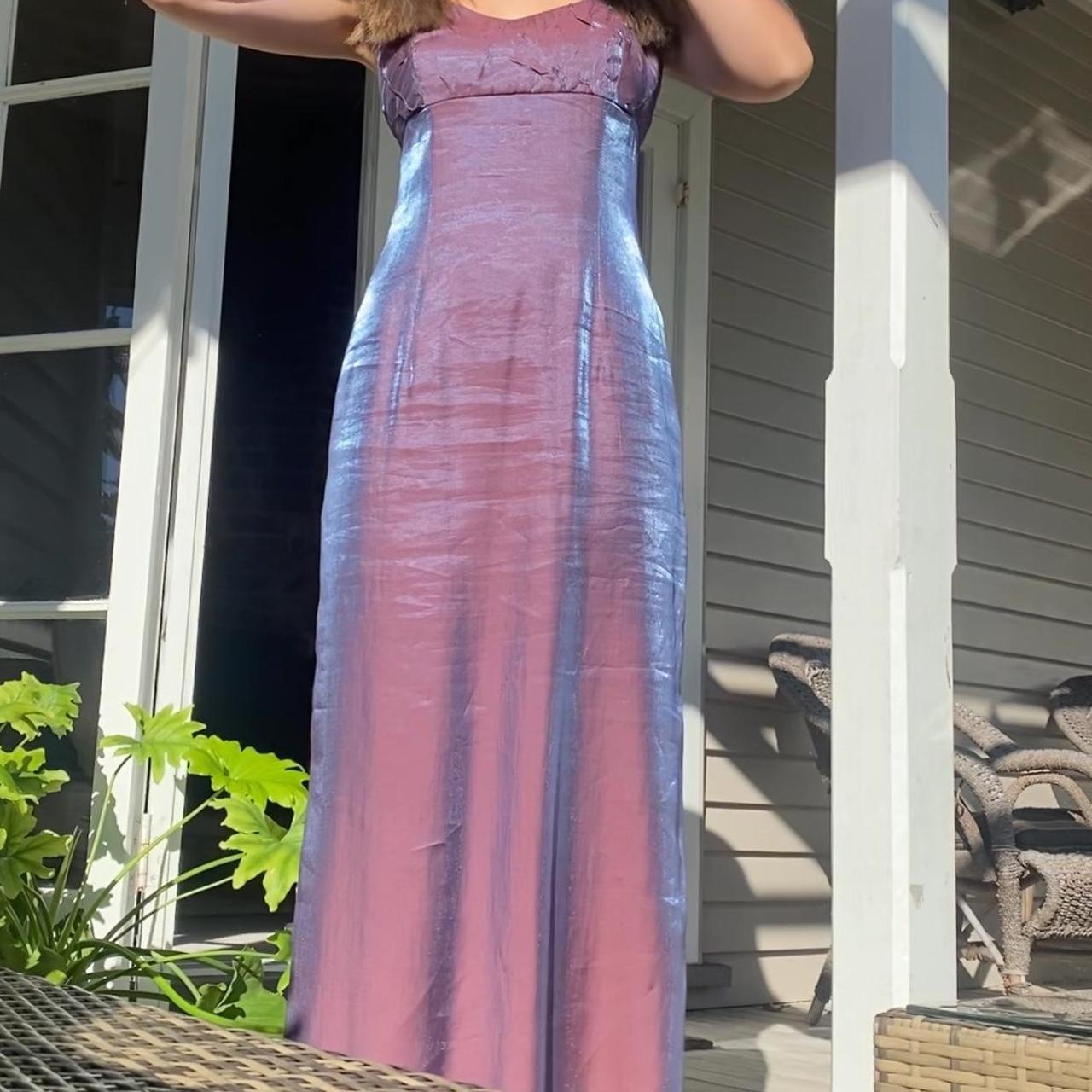 Unique Colour shifting ball dress This dress changes... Depop