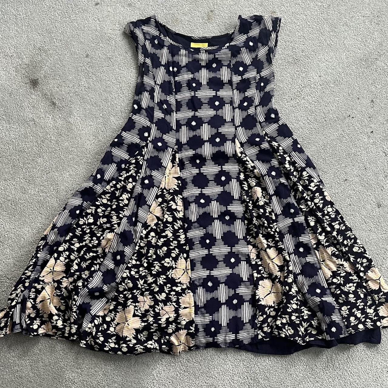 Women’s Maeve Navy Blue Dress - Depop