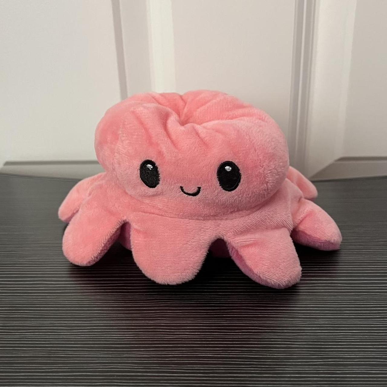 Pink & Purple Reversible Octopus Plush… - Depop