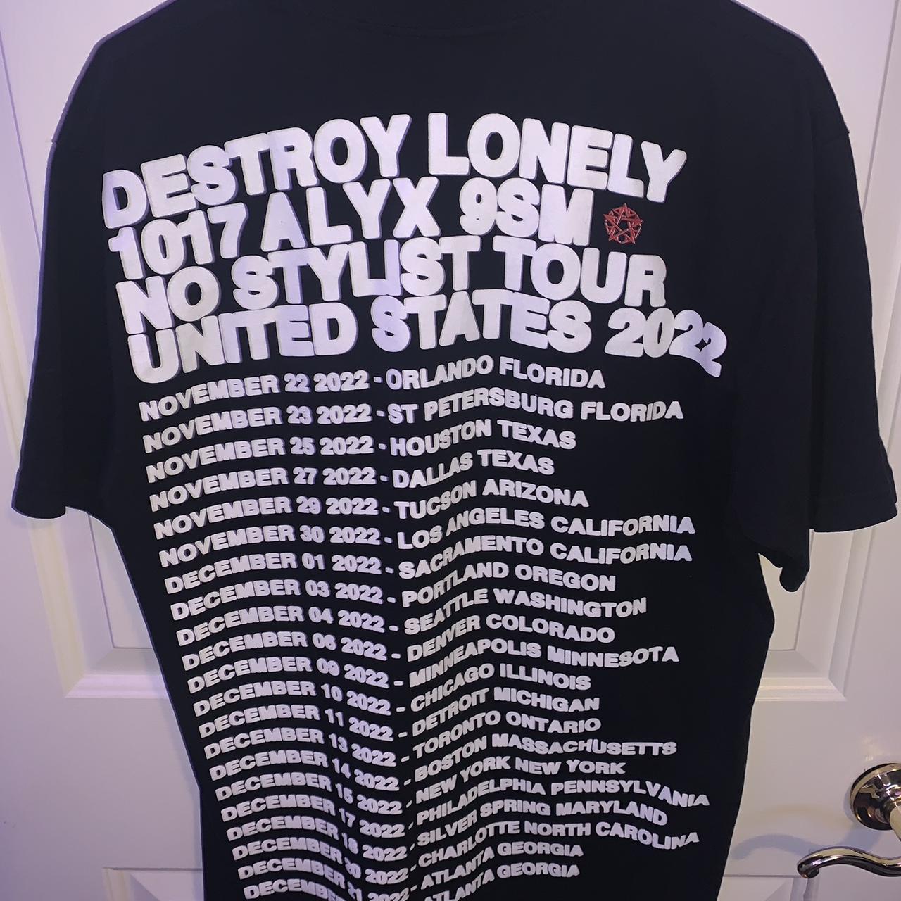 Destroy Lonely 1017 Alyx Tour Merch Collab I got... - Depop