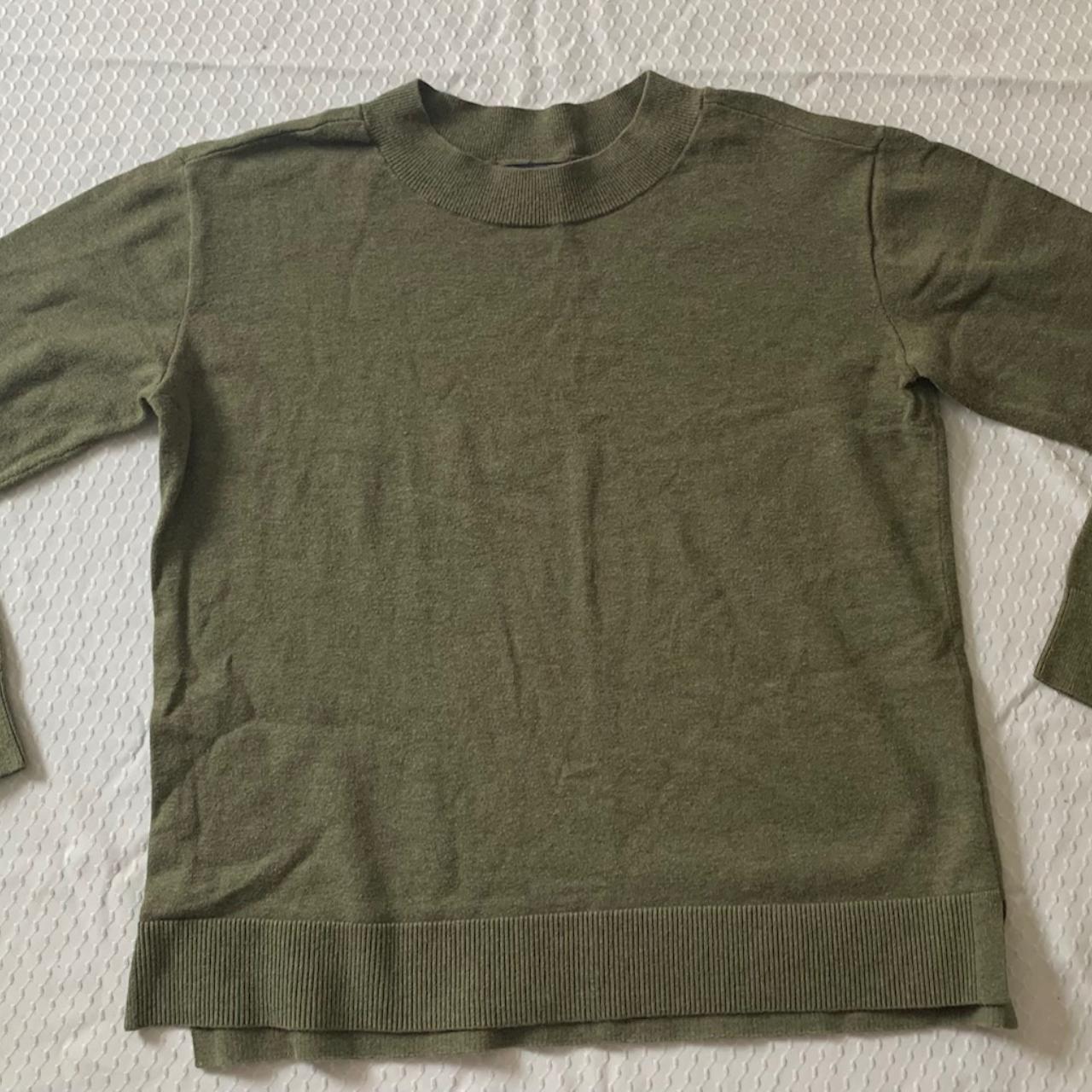 Green Lands' End sweater, size XS, but could fit a... - Depop