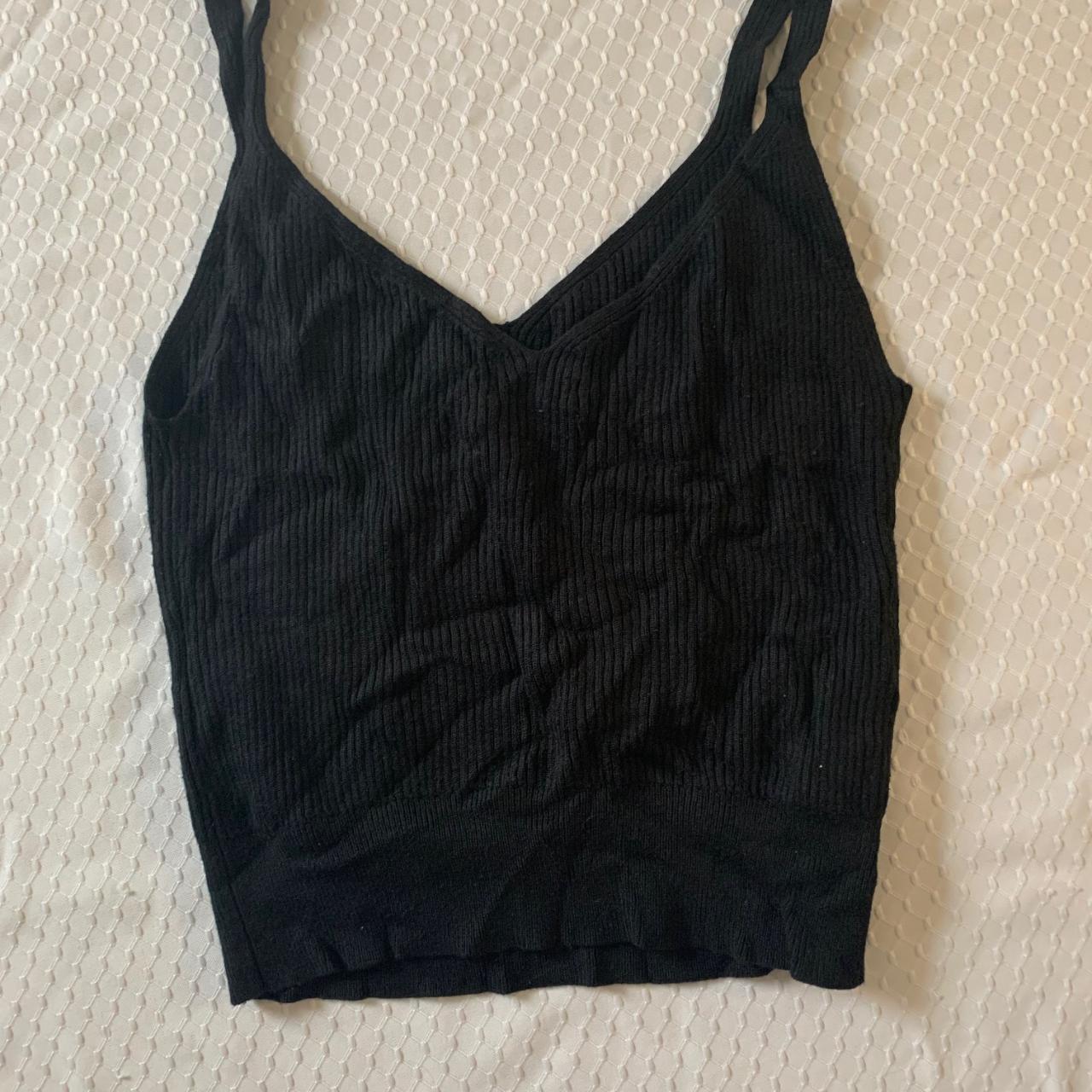 Abercrombie & Fitch blank ribbed knit tank top. Size... - Depop