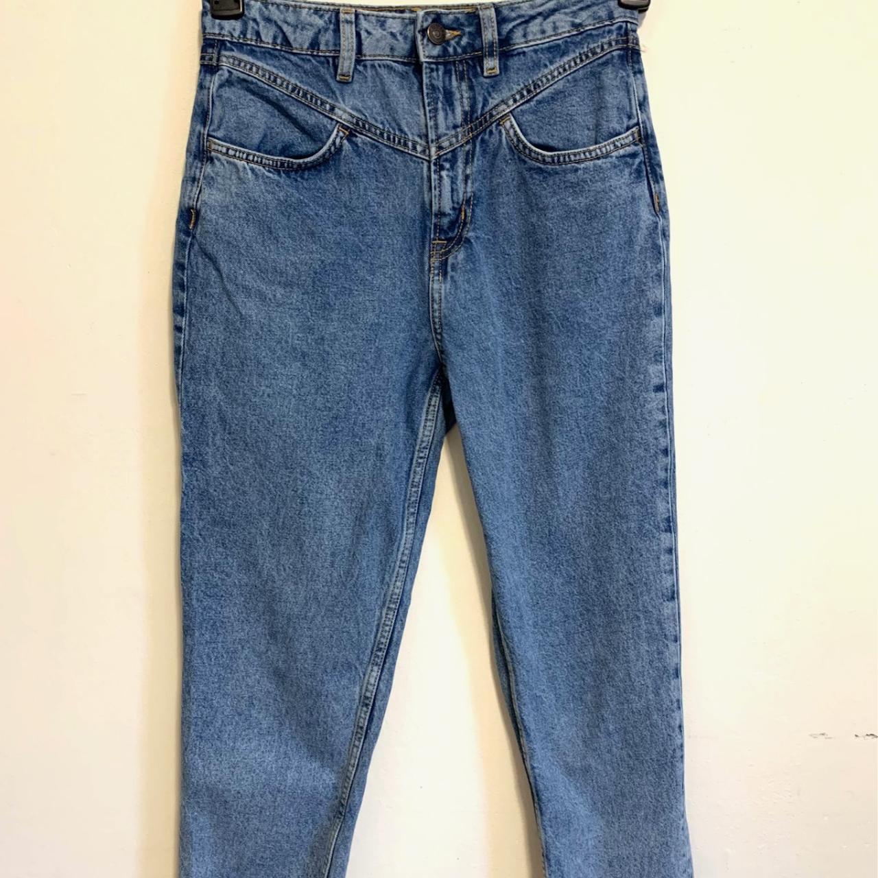 High-waisted jeans by DIVIDED (H&M). Size US... - Depop