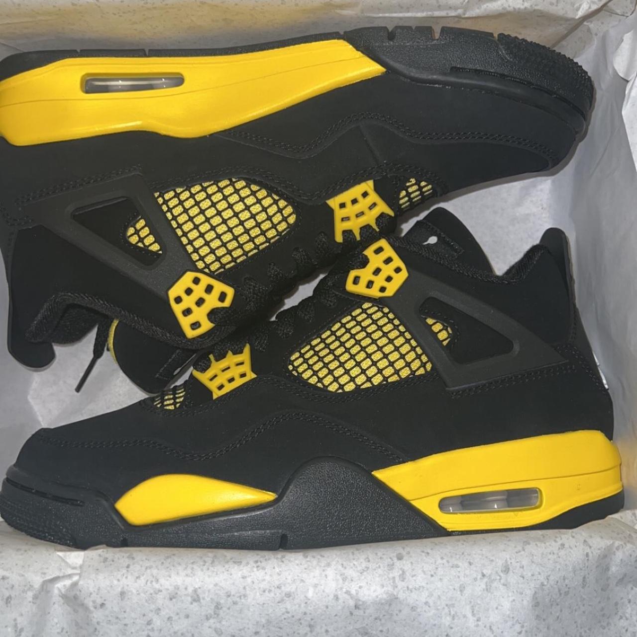 Jordan 4 Thunder yellow Deadstock🔥deal jordan4... Depop