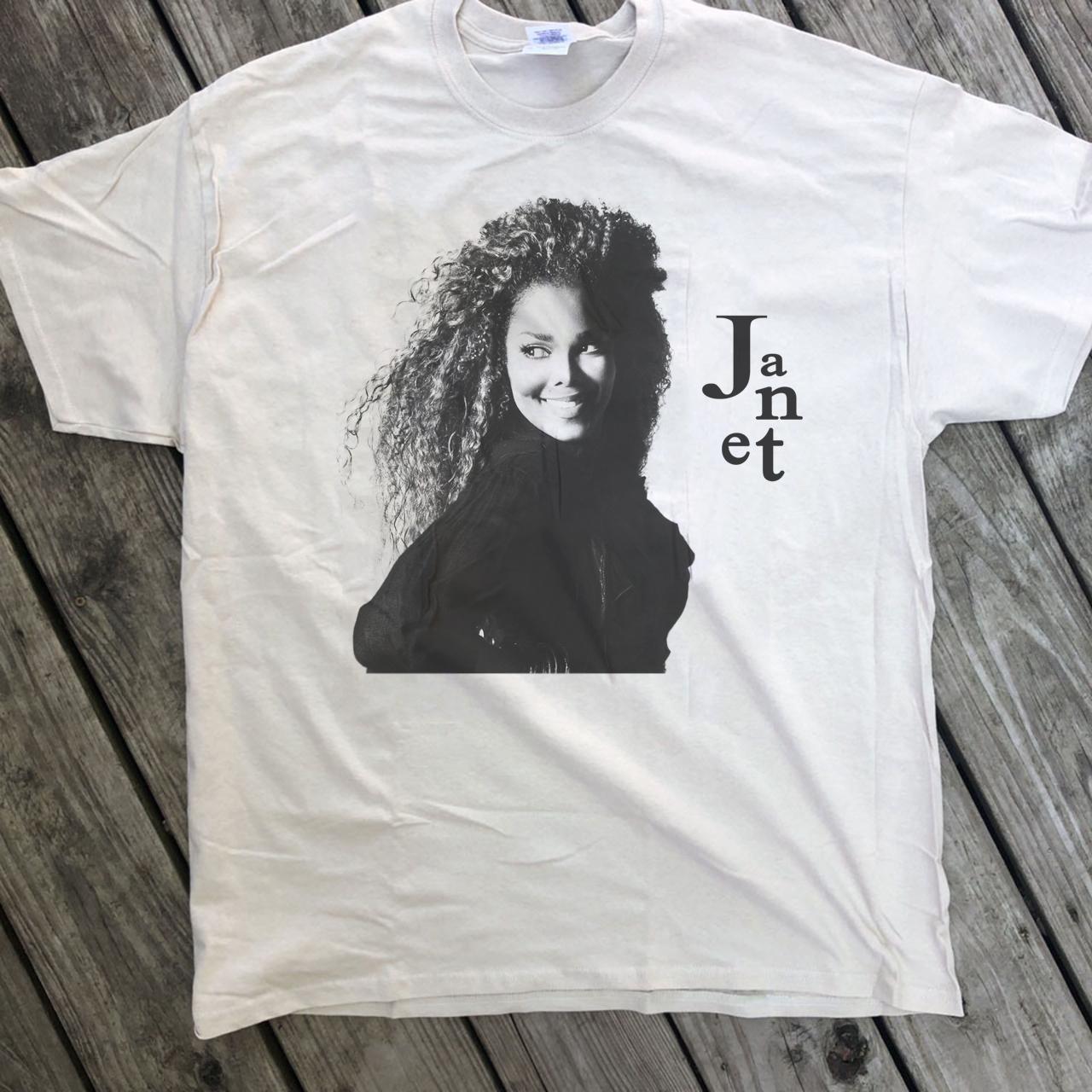 janet jackson t shirt , 100% Cotton preshrunk ring...