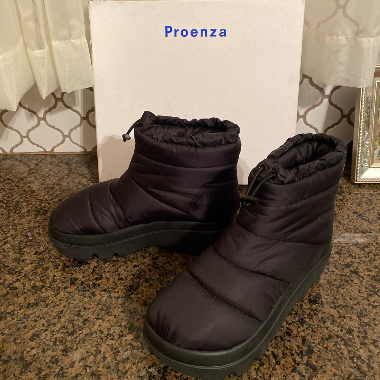 Proenza Schouker black storm quilted snow boots Depop