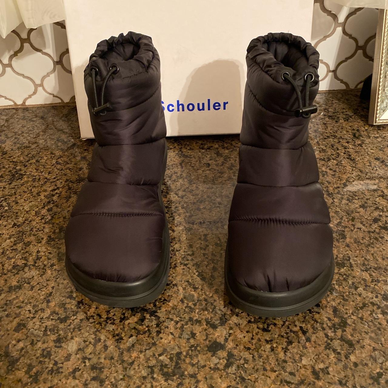 Proenza Schouker black storm quilted snow boots Depop