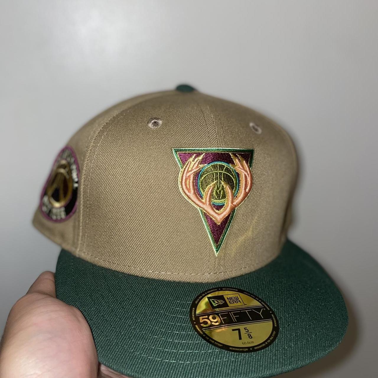 VINTAGE Diamondbacks Baseball cap brown and green - Depop